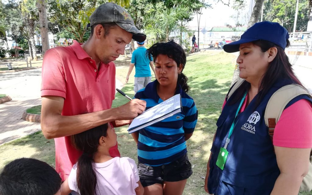 ADRA Colombie aide des milliers de migrants vénézuéliens